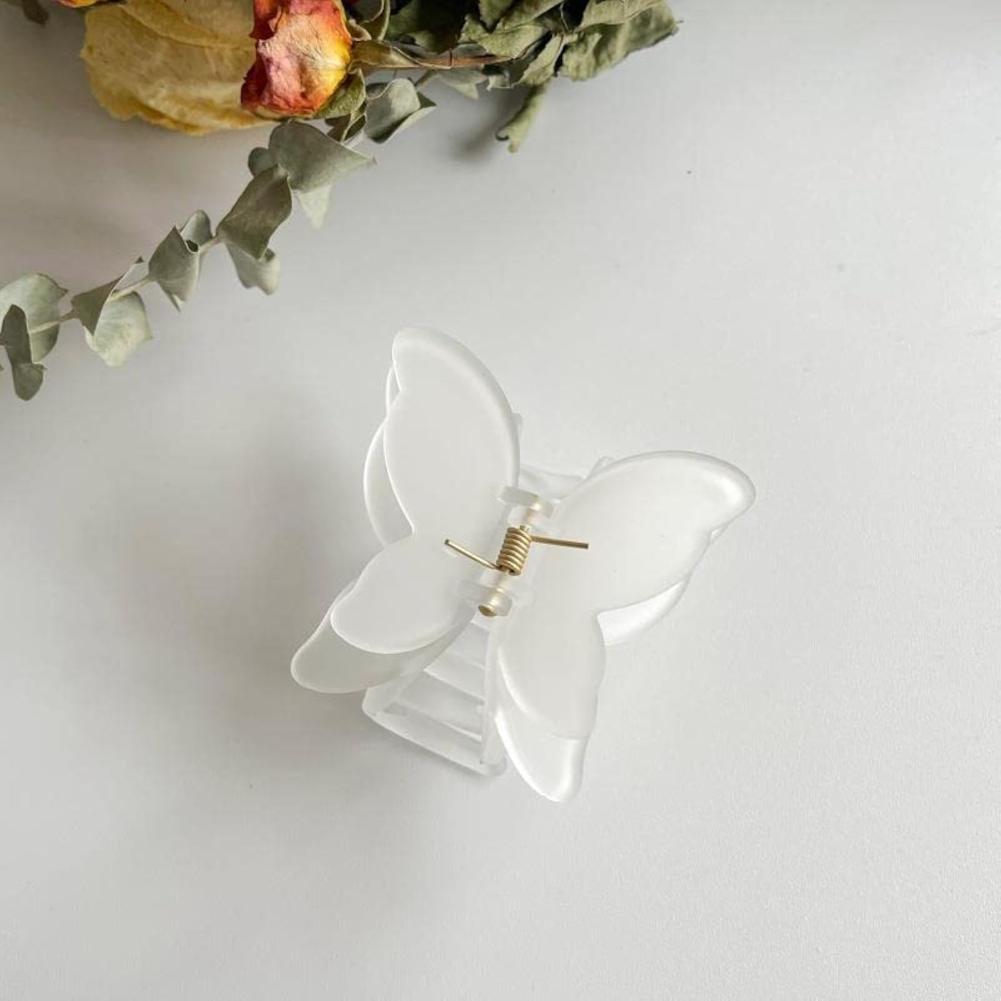 Pack of 4 Multicolor Butterfly Claw Clutcher Hair Clips